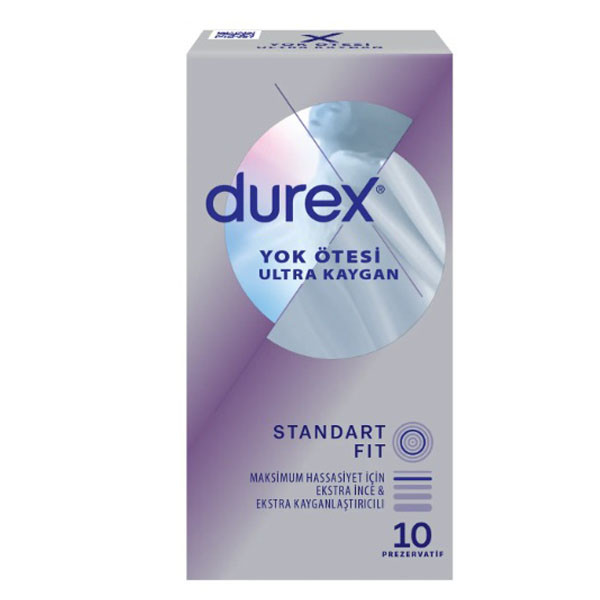کاندوم خیلی نازک دورکس مدل Ultra Kaygan سایز M بسته 10 عددی