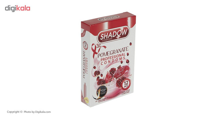 کاندوم شادو مدل Pomegranate بسته 12 عددی