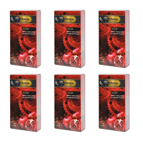 کاندوم تاخیری کلایمکس مدل Magic 7 شش بسته 12 عددی