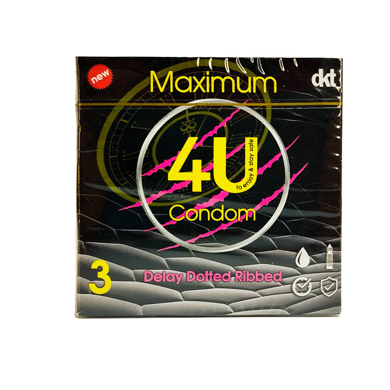 کاندوم فور یو مدل Maximum بسته 3 عددی