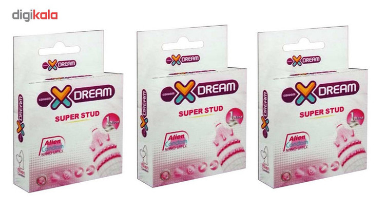کاندوم ایکس دریم مدل Super Stud سه بسته 1 عددی