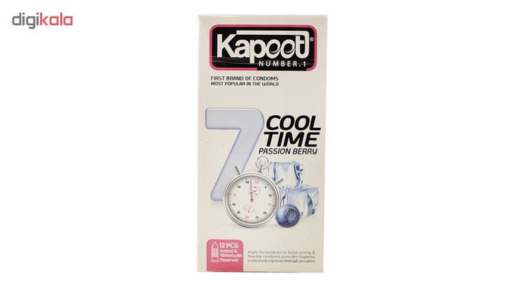 کاندوم کاپوت مدل 7Cool Time بسته 12 عددی