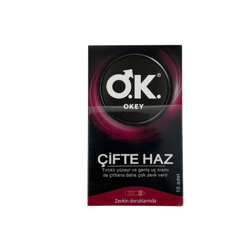 کاندوم اوکی مدل Cifte Haz بسته 10 عددی