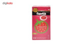 کاندوم خاردار فیستا مدل Strawberry Dotted بسته 12 عددی