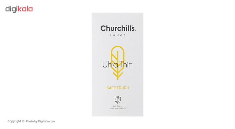 کاندوم چرچیلز مدل Ultra Thin بسته 12 عددی