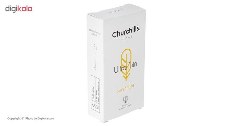 کاندوم چرچیلز مدل Ultra Thin بسته 12 عددی