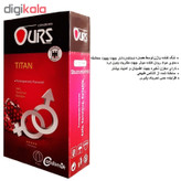 کاندوم تنگ کننده انار اورز مدل Titan بسته 12 عددی
