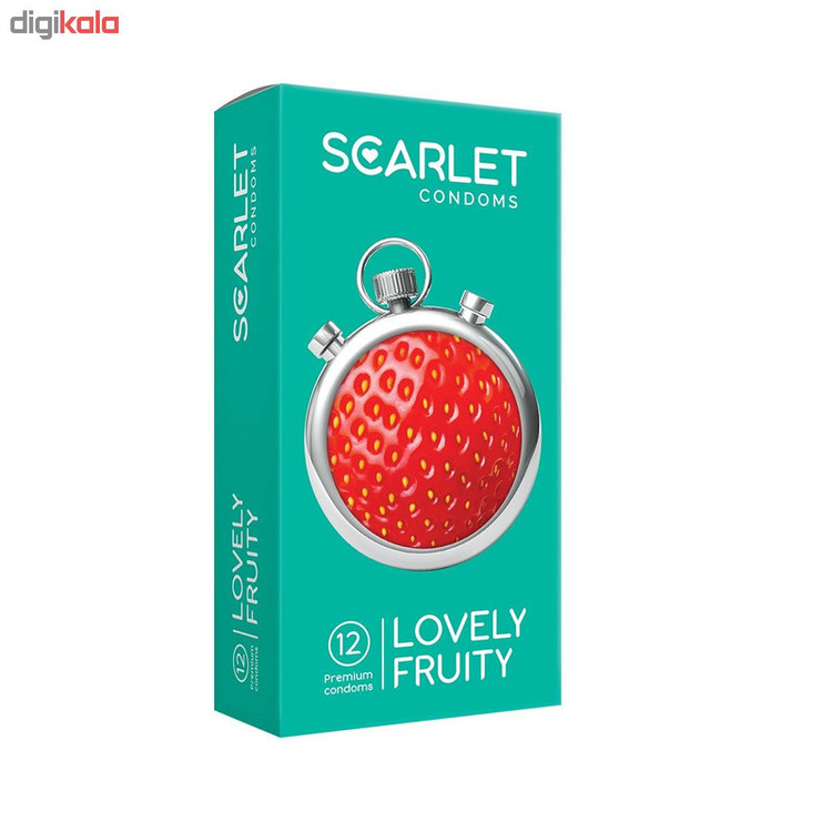 کاندوم اسکارلت مدل LOVELY FRUITY مجموعه 6 عددی