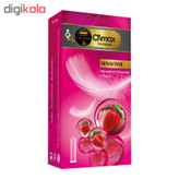کاندوم کلایمکس مدل Sensitive بسته 12 عددی به همراه کاندوم مدل Gift