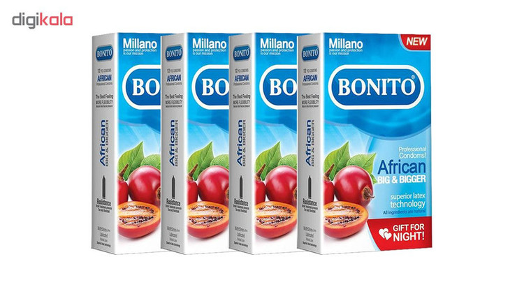 کاندوم بونیتو مدل african مجموعه 4 عددی
