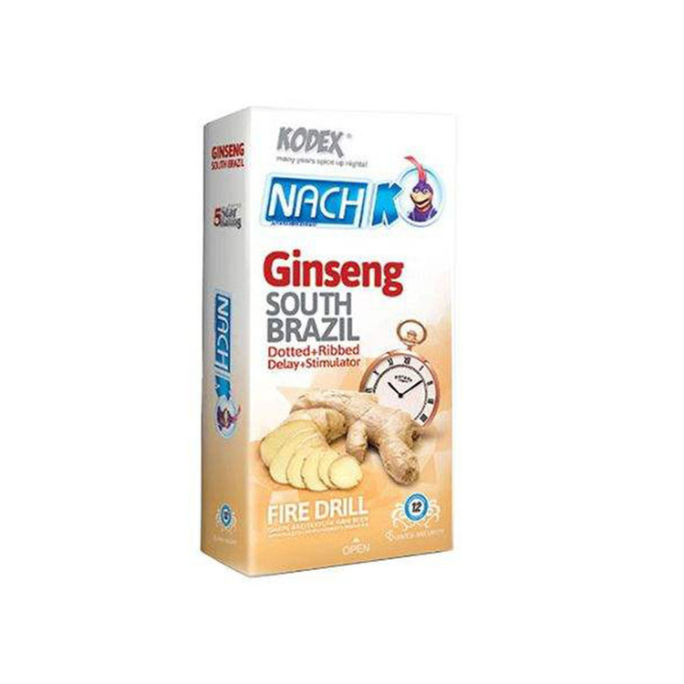 کاندوم ناچ کدکس مدل Ginseng بسته 12 عددی به همراه کاندوم ردلایت مدل فویل مجموعه 2 عددی