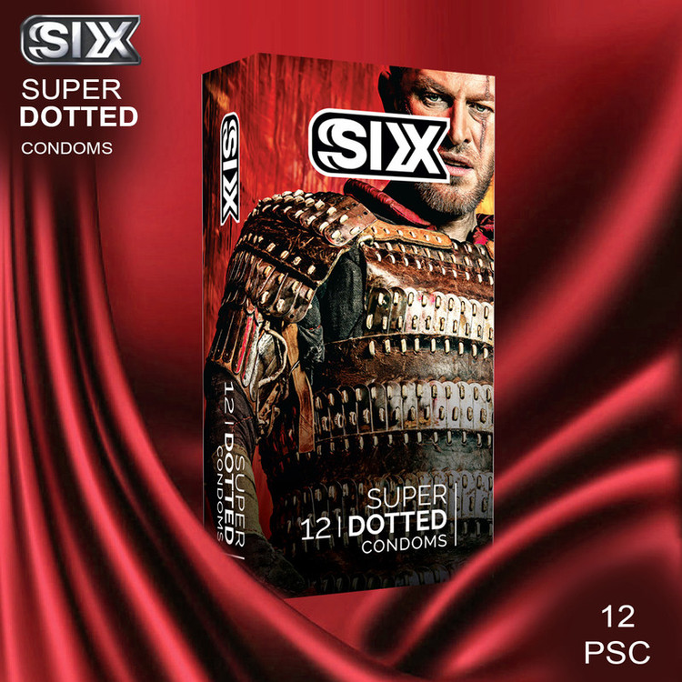 کاندوم سیکس مدل SUPERDOTTED12 مجموعه 12 عددی