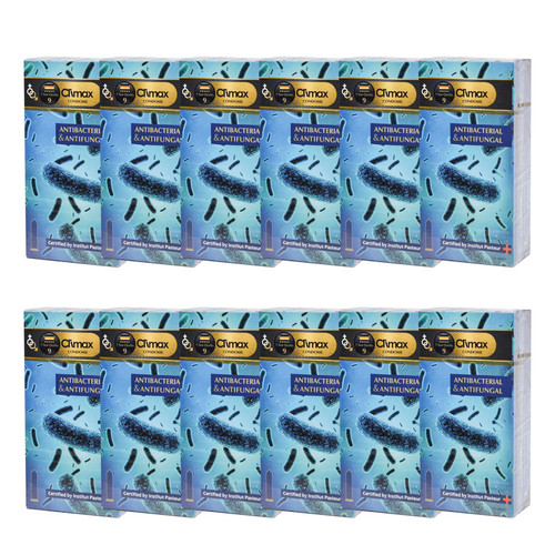 کاندوم کلایمکس مدل Antibacterial Antifungal 9 مجموعه 12 عددی