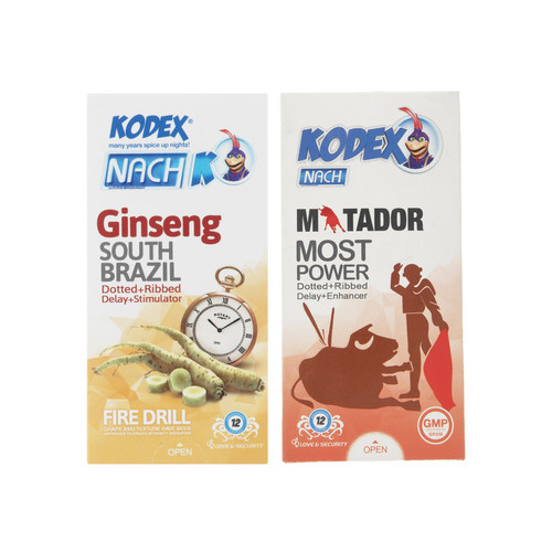 کاندوم ناچ کدکس مدل Ginseng/Matador مجموعه 2 عددی