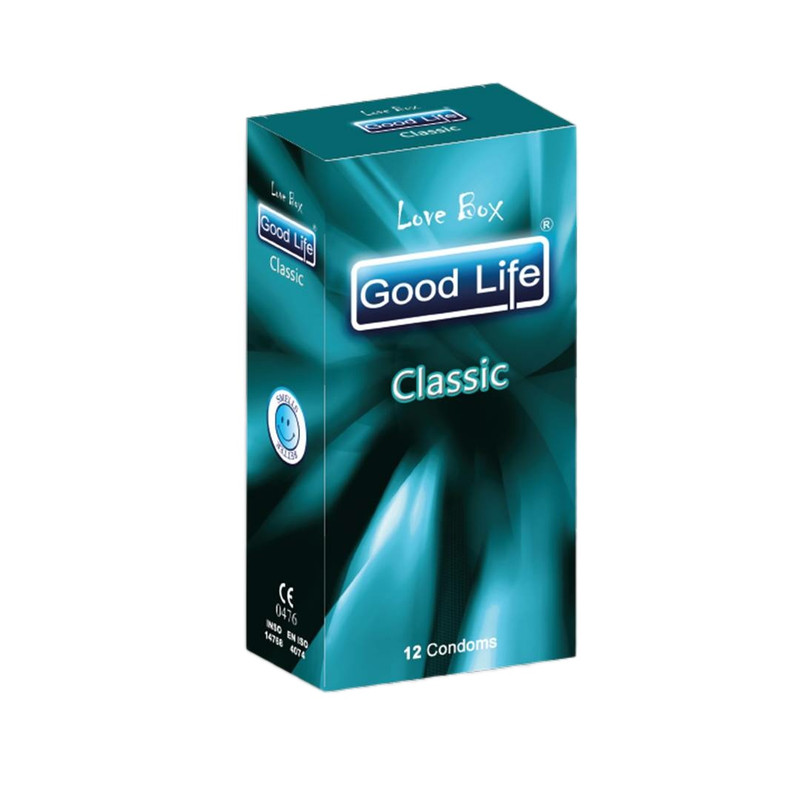 کاندوم گودلایف مدل classic بسته 12 عددی