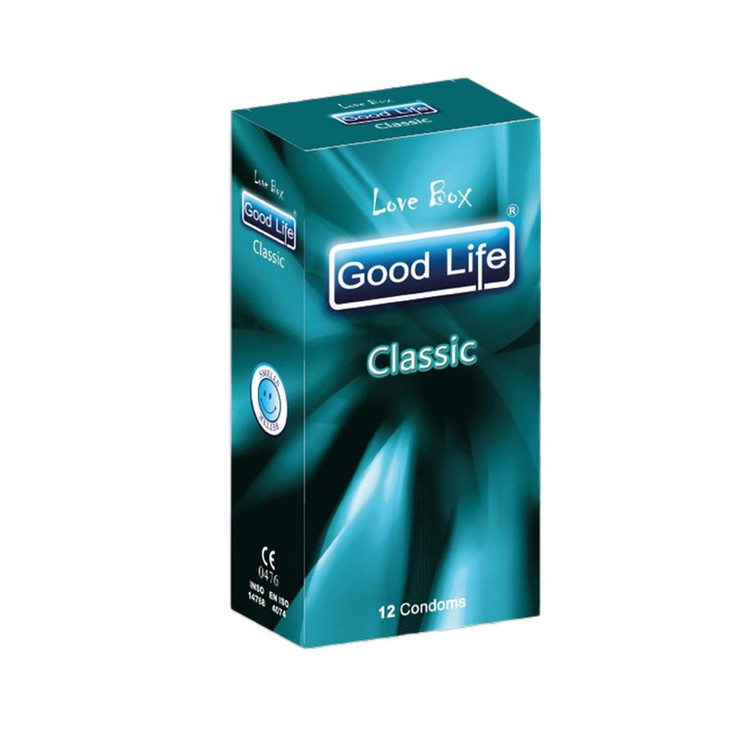 کاندوم گودلایف مدل classic بسته 12 عددی