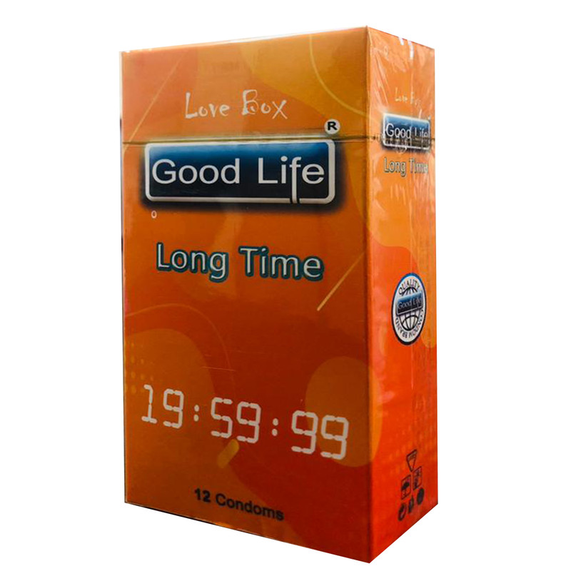 کاندوم گودلایف مدل LONG TIME کد GO04 بسته 12 عددی