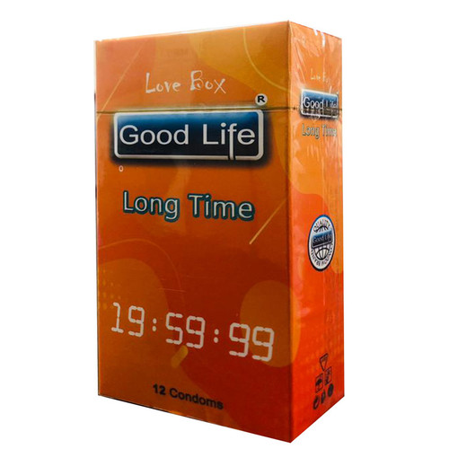 کاندوم گودلایف مدل LONG TIME کد GO04 بسته 12 عددی