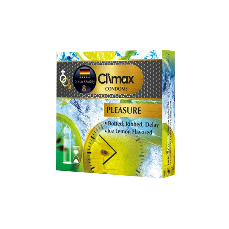 کاندوم کلایمکس مدل pleasure بسته 3 عددی به همراه کاندوم مدل Gift