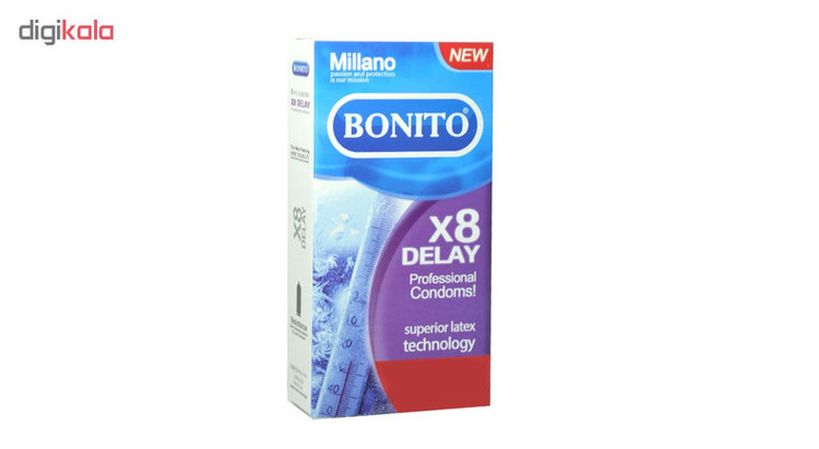 کاندوم بونیتو مدل X8 delay بسته 6 عددی
