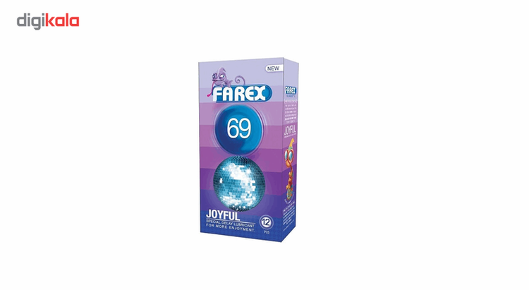 کاندوم فارکس مدل Joyful 69 بسته 12 عددی