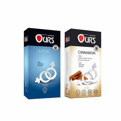 کاندوم اورز مدل CLASSIC بسته 12 عددی به همراه کاندوم مدل CINNAMON بسته 12 عددی